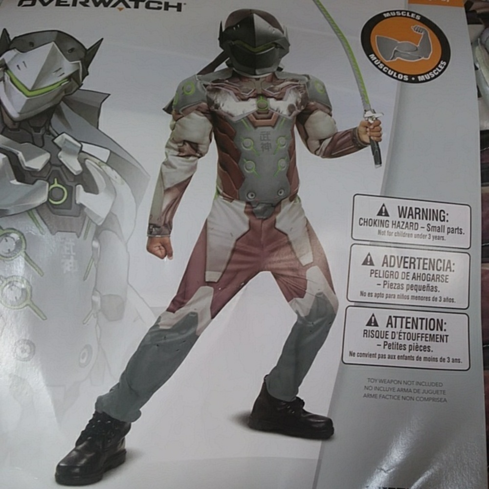 Genji Boys 4-6 Overwatch Halloween Superhero Costume